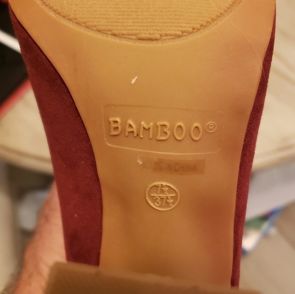 NEW Bamboo Open Toe Shoes size 7.5 - Picture 5 of 9